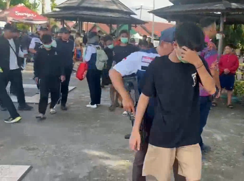 BNN Kalteng Didukung Brimob, Grebek Kampung Rawan Narkotika di Puntun