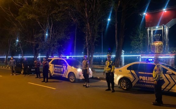 Kurangi Kejahatan Jalanan, Polresta Palangka Raya Gelar Patroli Kamtibmas