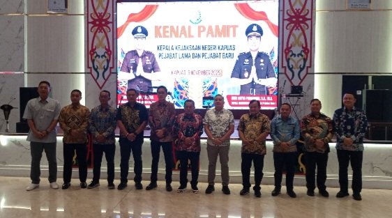 Bupati Kapuas Hadiri Kenal Pamit Kajari Kapuas, Lutchas Rohman Digantikan Rade Satya Parsoaran