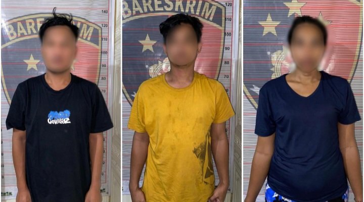 Polsek Katingan Hilir Ringkus Komplotan Pencuri Spesialis Minimarket, Satu Diantaranya Perempuan