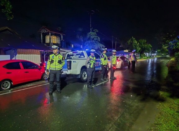 Antisipasi Balapan Liar, Satlantas Polresta Palangka Gelar Patroli Gabungan