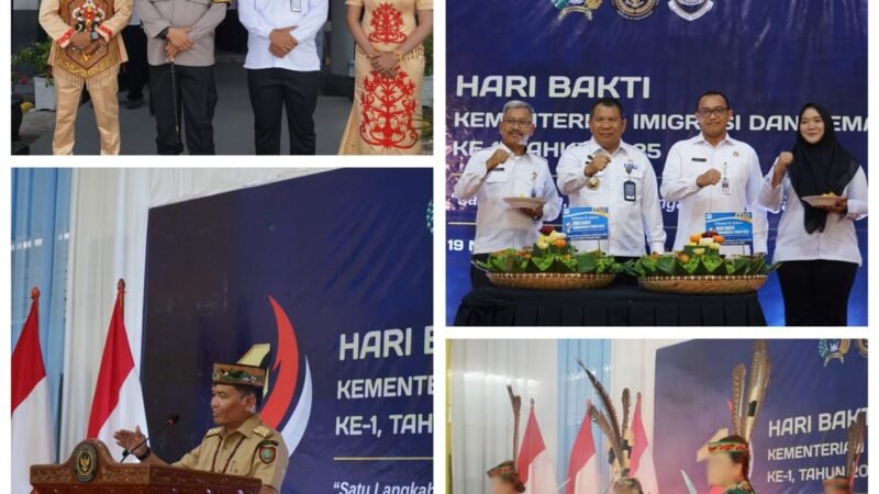 Tasyakuran Hari Bakti Kemenimipas Perdana, Gubernur Kalteng Apresiasi Sinergi Pemasyarakatan dan Imigrasi