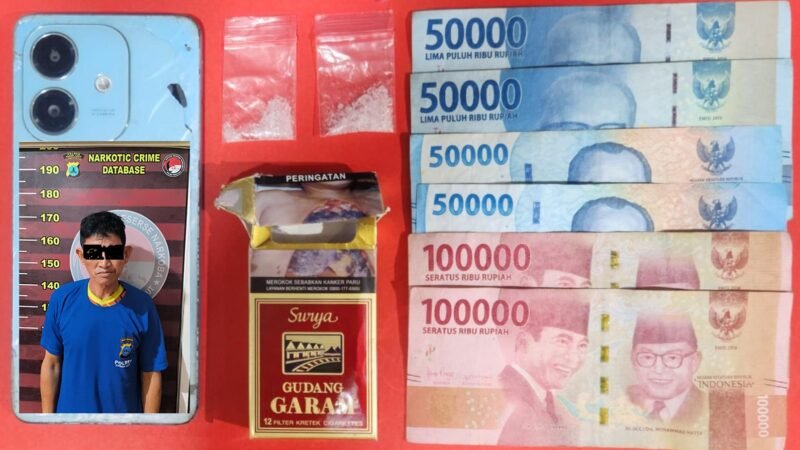 Diduga Edarkan Sabu, Buruh Harian Lepas Dibekuk Satresnarkoba Tala