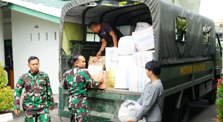 Kodim Palangka Raya Kirim Bantuan untuk Korban Bencana Sumatra