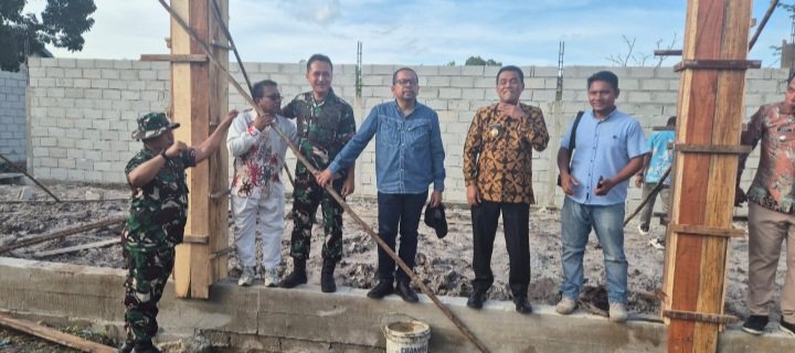 Dandim 1016/Palangka Raya Dampingi Kepala Staf Kepresidenan Tinjau Pembangunan Koperasi Merah Putih