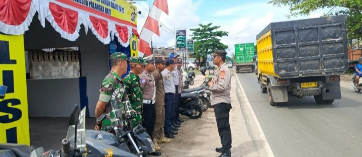 Jaga Kondusifitas Wilayah, Kodim 1016/Plk Perkuat Pos Pengamanan Nataru