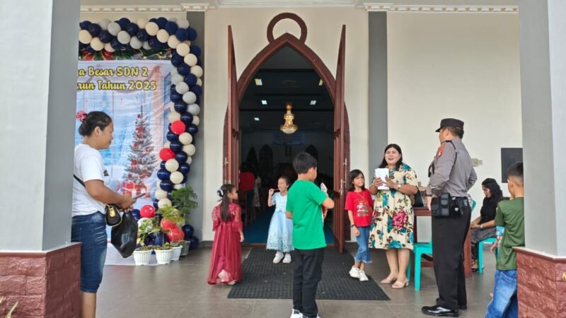 Patroli KRYD Polsek Kurun Perketat Pengamanan di APMS, Dermaga Feri, dan Gereja Sion