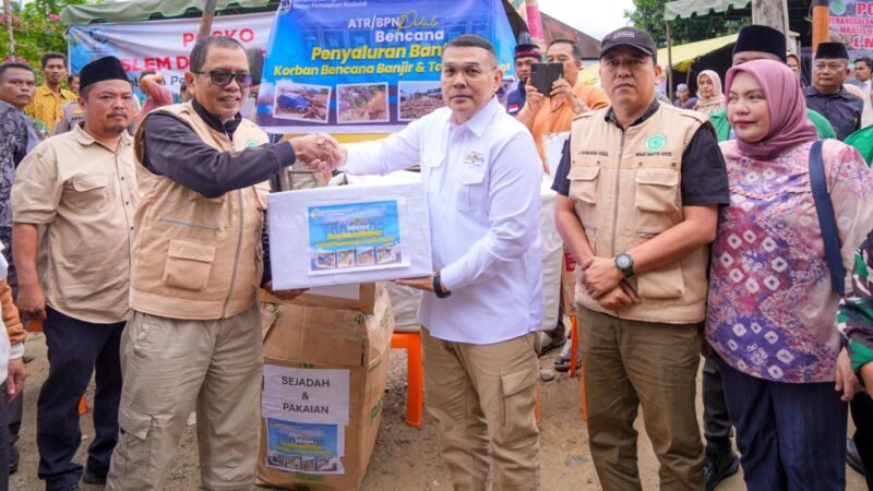 Wamen Ossy Tegaskan Layanan Penggantian Sertipikat Rusak Akibat Bencana Akan Diprioritaskan