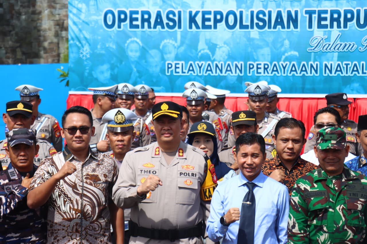 Polres Kotawaringin Barat Mantapkan Kesiapan Pengamanan Nataru Lewat Apel Operasi Lilin Telabang 2025