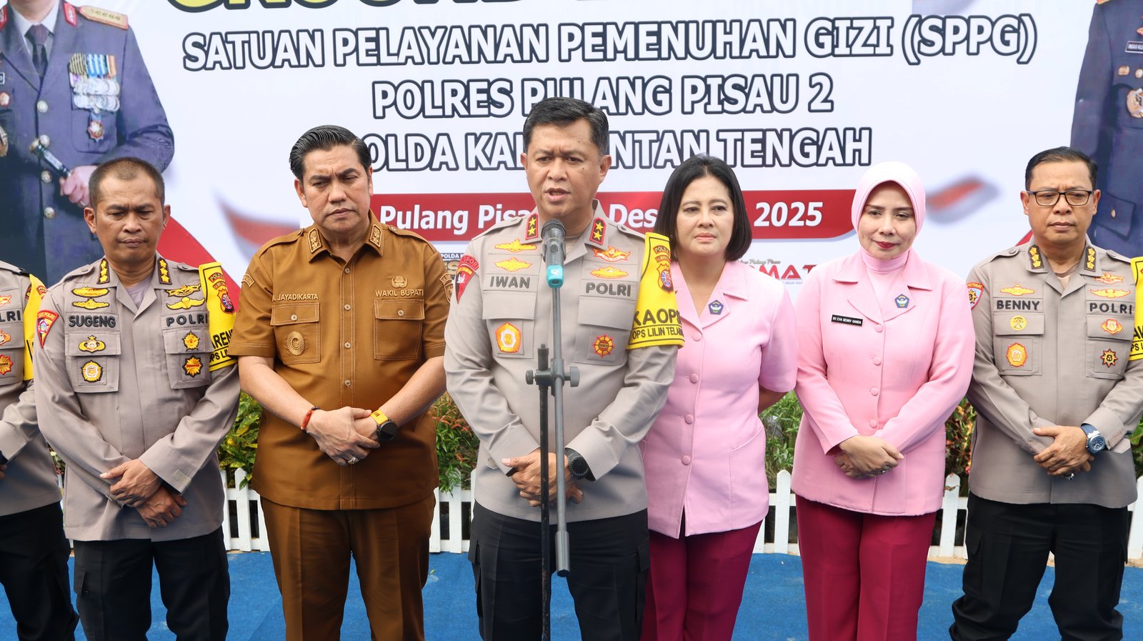 Kapolda Kalteng Apresiasi Sinergi Pemda dalam Pembangunan Dapur SPPG MBG Polres Pulpis