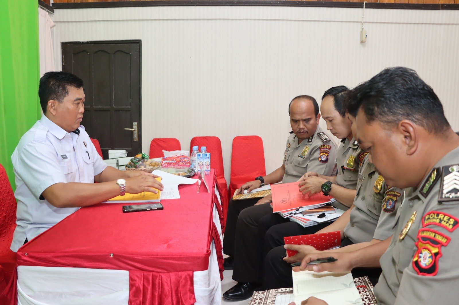 Wujudkan Transparansi dan Akuntabilitas, Polres Gunung Mas Terima Audit Kinerja Itwasda Polda Kalteng