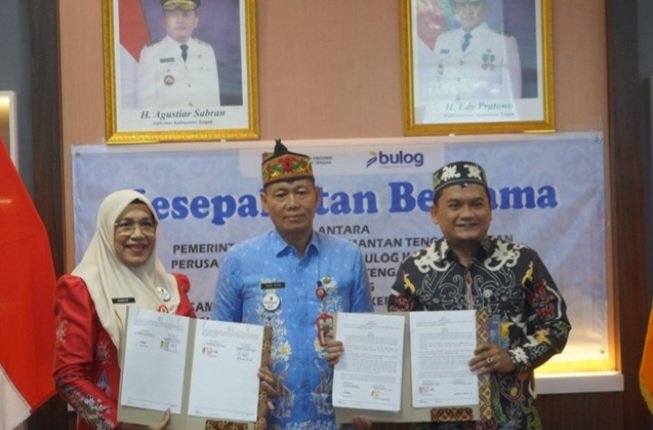 Pemprov Kalteng Gandeng BULOG, Perkuat Kendali Inflasi dan Jamin Ketersediaan Pangan 2026