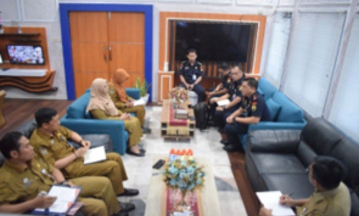 Perkuat Sinergi Pengawasan Kelautan dan Perikanan Kalteng, Dislutkan Terima Kunjungan Stasiun PSDKP KKP Pontianak