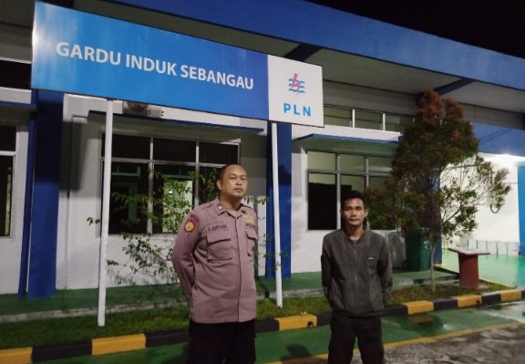 Beri Rasa Aman Masyarakat, Polsek Sabangau Patroli Kamtibmas