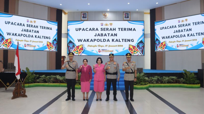 Sertijab Wakapolda Kalteng Momentum Penguatan Transformasi Polri