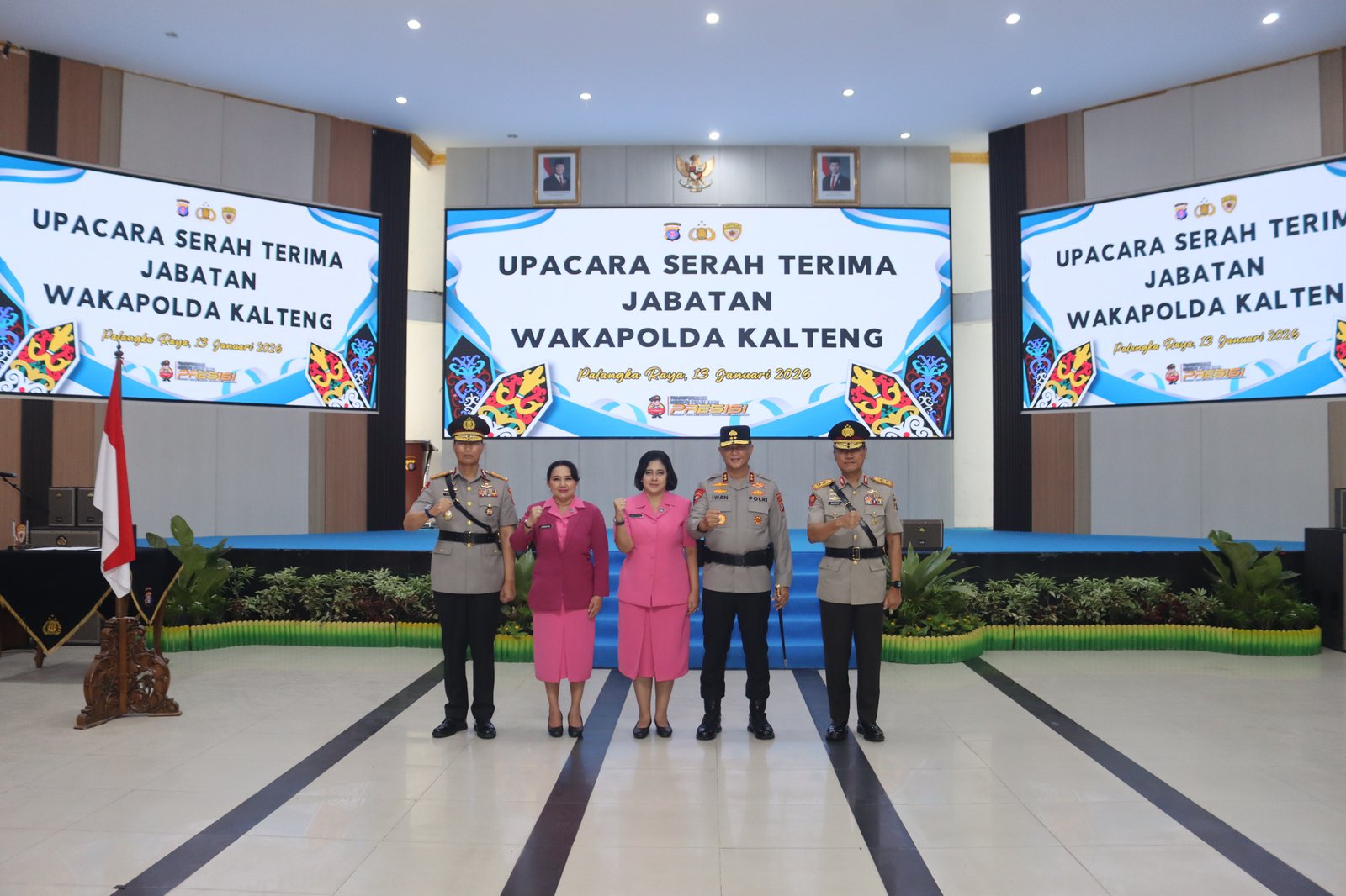 Sertijab Wakapolda Kalteng Momentum Penguatan Transformasi Polri