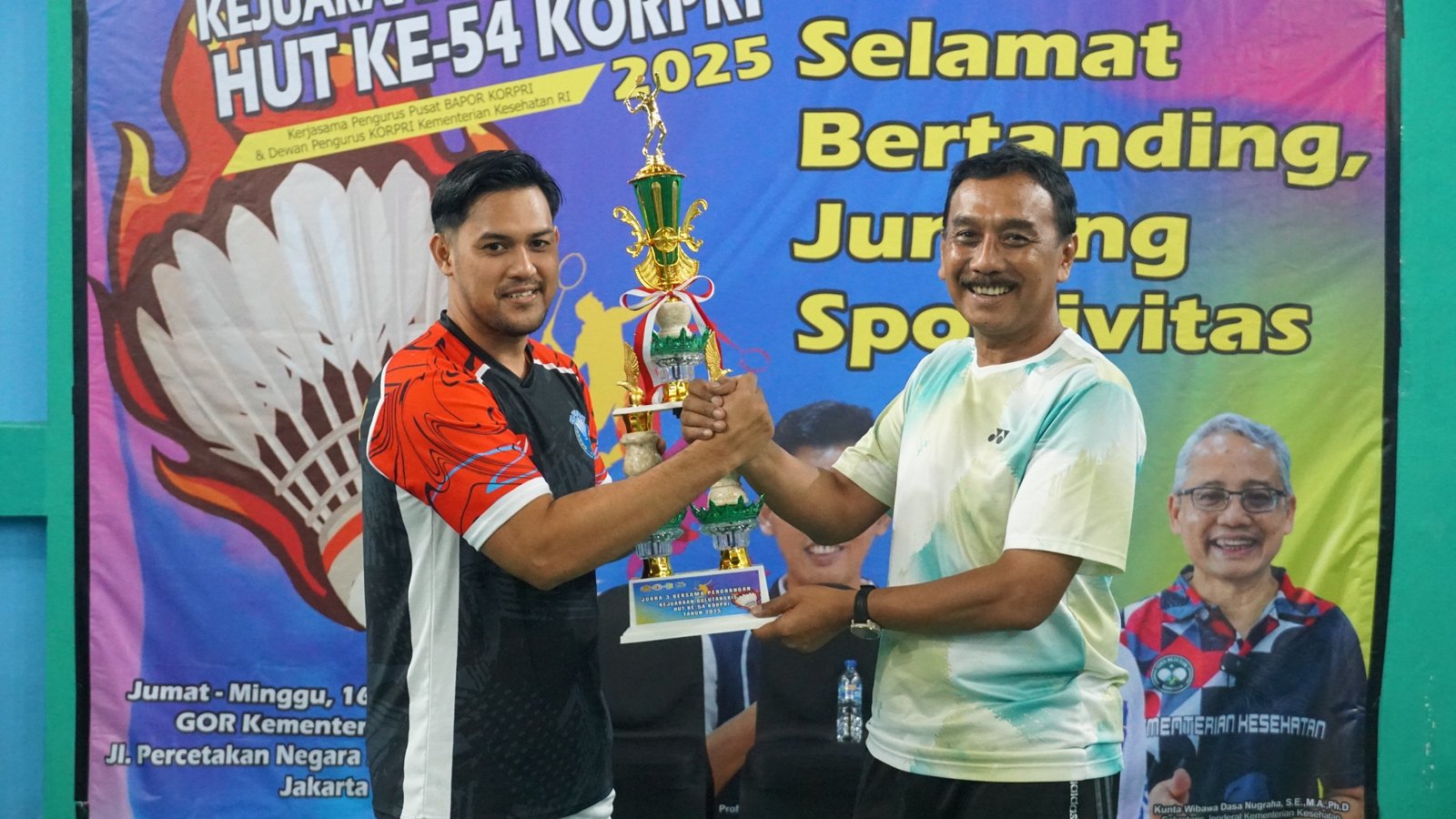 Tak Sekadar Bertanding, Tim ATR/BPN Perkuat Silaturahmi Lewat Bulutangkis HUT KORPRI