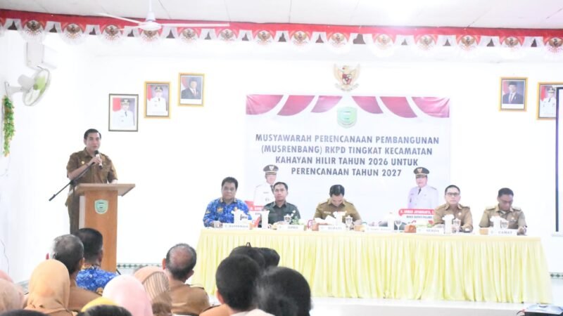 865 Aspirasi Warga Mengemuka dalam Musrenbang Kecamatan Kahayan Hilir