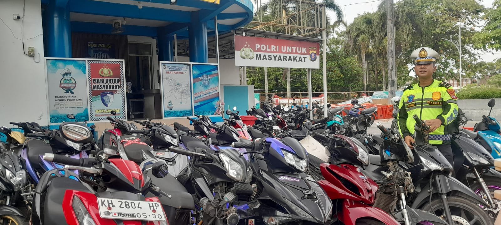 Operasi Keselamatan, Satlantas Polresta Palangka Raya Tertibkan Balap Liar