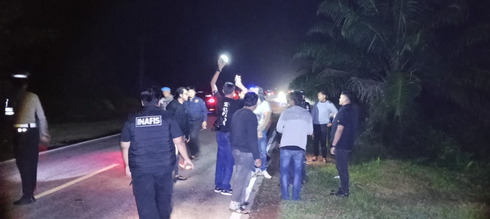 Hadirkan 3 Rekan Korban, Polsek Bukit Batu Gelar Pra Rekonstruksi Penemuan Mayat