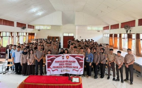 Sikum Polresta Gelar Penyuluhan Hukum Cegah Bullying di SMAN 3 Palangka Raya