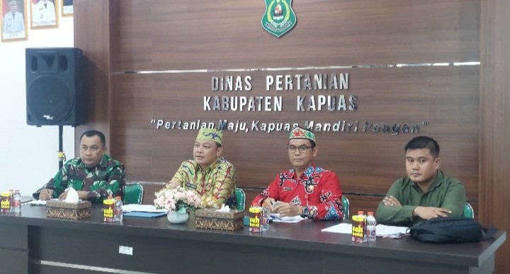 Sekda Kapuas Pimpin Rakor Verifikasi Lokasi Program Cetak Sawah Rakyat
