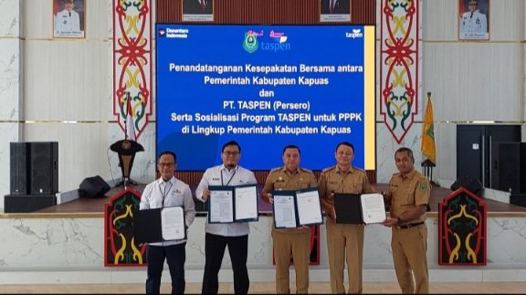 Pemkab Kapuas dan PT Taspen Teken Kesepakatan Bersama, Perkuat Perlindungan PPPK