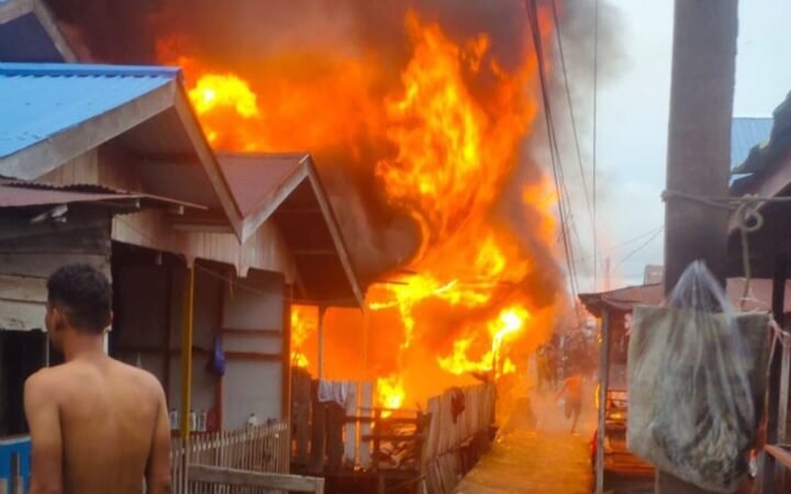 Polresta Palangka Raya Selidiki Kebakaran di Mendawai, Kerugian Ditaksir Rp1M