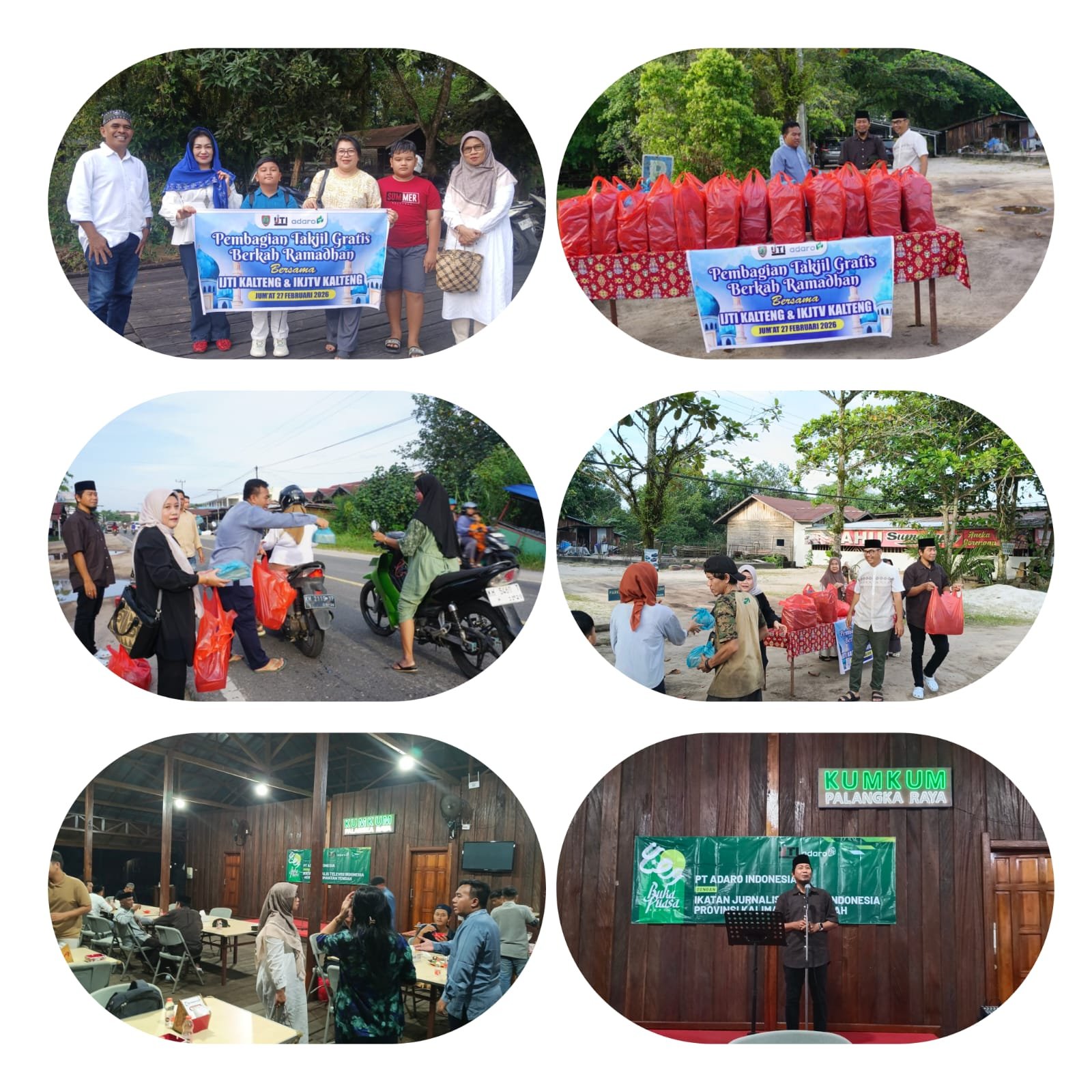 IJTI Kalteng dan PT Adaro Indonesia Tebar Kebaikan Ramadan Lewat Aksi Berbagi dan Buka Puasa Bersama