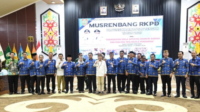 Bupati Pulang Pisau Hadiri Musrenbang RKPD Kalteng 2027, Dorong Sinkronisasi Program Pembangunan