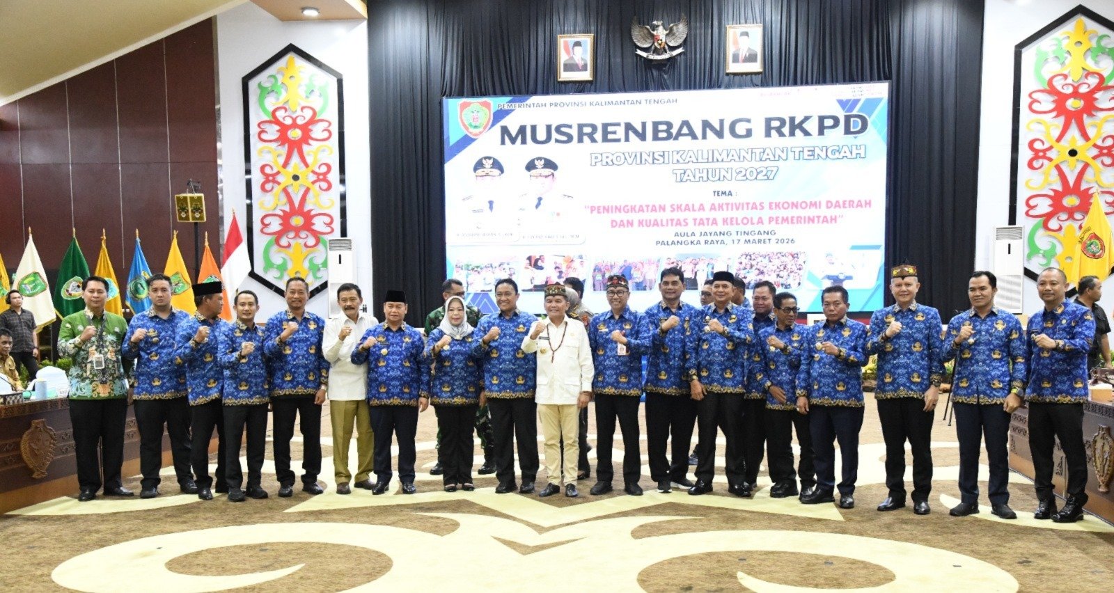 Bupati Pulang Pisau Hadiri Musrenbang RKPD Kalteng 2027, Dorong Sinkronisasi Program Pembangunan
