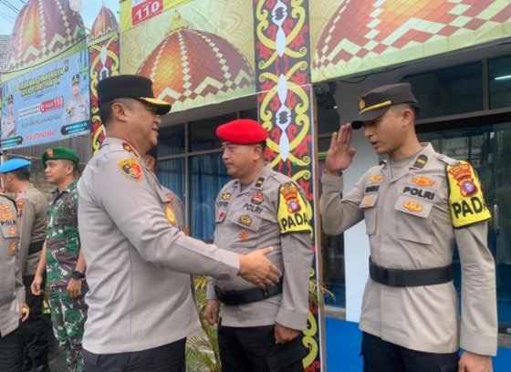 Pastikan Pengamanan Mudik Berjalan Optimal, Kapolda Cek Pos Pengamanan Operasi Ketupat di Bartim