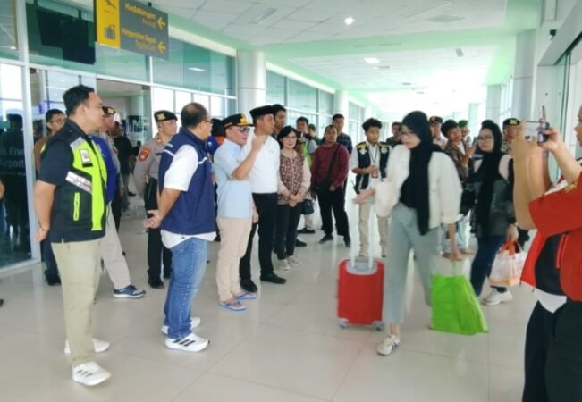Gubernur Kalteng Tinjau Kesiapan Angkutan Lebaran di Bandara Tjilik Riwut