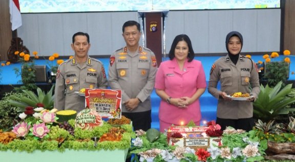 Rayakan HUT ke-31, Polda Kalteng Gelar Syukuran Sederhana