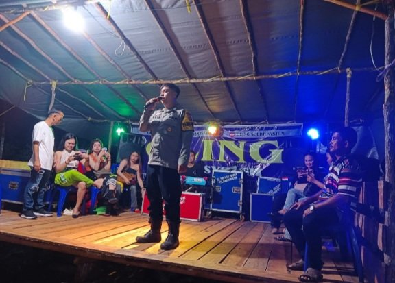 Polsek Rakumpit Ajak Warga Jaga Ketertiban Saat Hiburan Malam