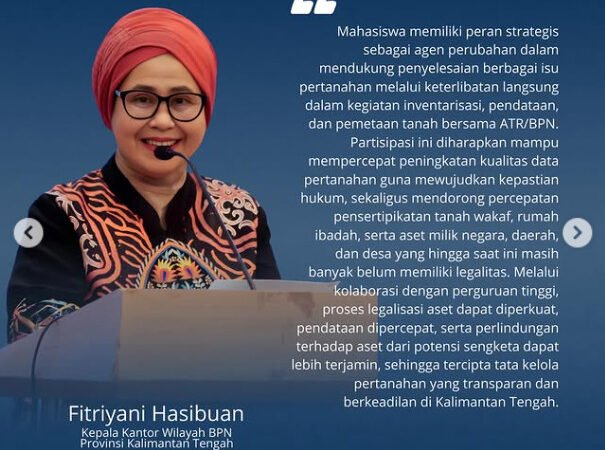 Sinergi Kanwil BPN Kalteng dan 10 Perguruan Tinggi, Perkuat Data Pertanahan Lewat INTIP
