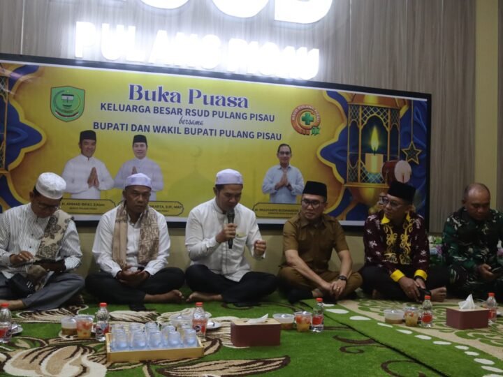 Bupati Pulang Pisau Hadiri Buka Puasa Bersama Manajemen RSUD Pulang Pisau