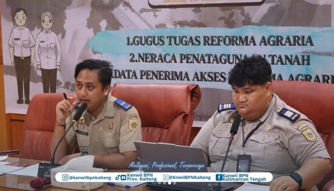 Seleksi Konsultan Program Reforma Agraria, Kanwil BPN Kalteng Gelar Wawancara Peserta di Palangka Raya