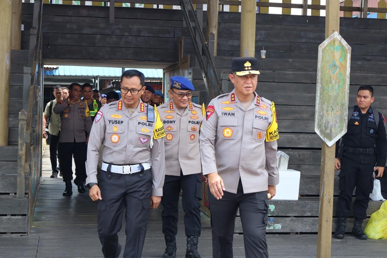 Kapolda Kalteng Pantau Arus Balik dan Wisata, Pengamanan Diperketat Jelang Berakhirnya Operasi Ketupat