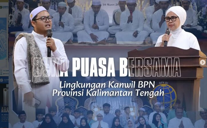 Hangatnya Kebersamaan Ramadan, Kanwil BPN Kalteng Berbagi dan Pererat Silaturahmi