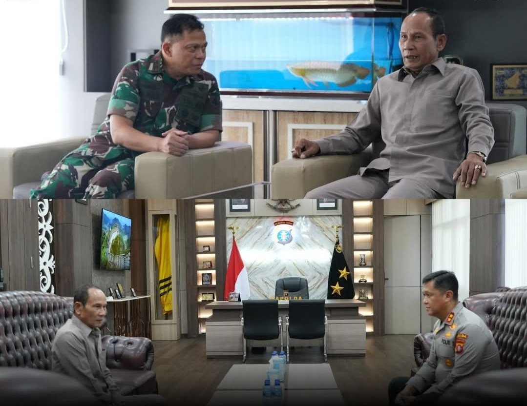 Ketua DPRD Kalteng Perkuat Koordinasi dengan Pangdam dan Kapolda