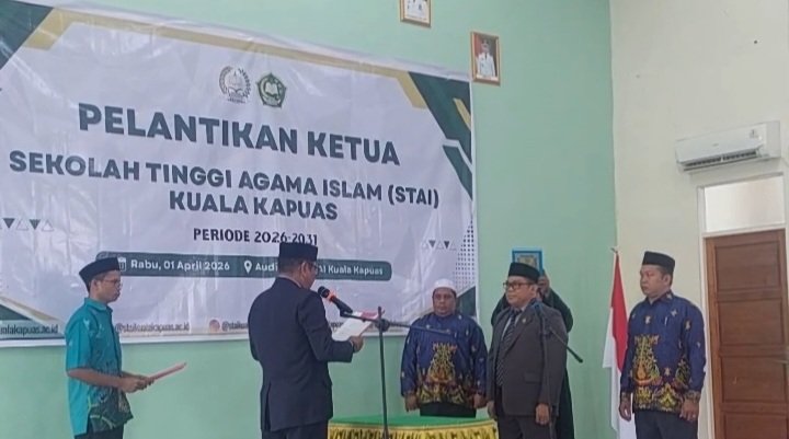 H. Ushansyah Dilantik Sebagai Ketua STAI Kuala Kapuas Periode 2026–2031