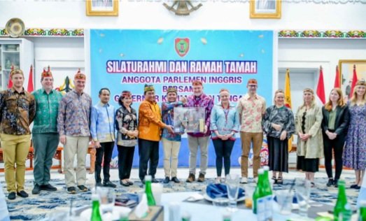 Gubernur Kalteng Terima Kunjungan Parlemen Inggris Perkuat Kerja Sama Strategis dan Komitmen Pelestarian Lingkungan