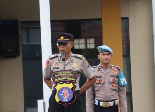 Kabagren Polresta Palangka Raya Tekankan Kedisiplinan dan Kesiapan Pengamanan