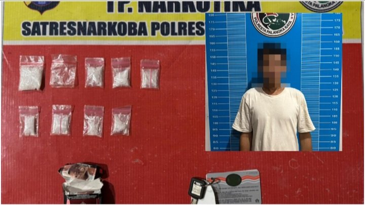 Terduga Pengedar Sabu Berusaha Kelabui Petugas Kepolisian