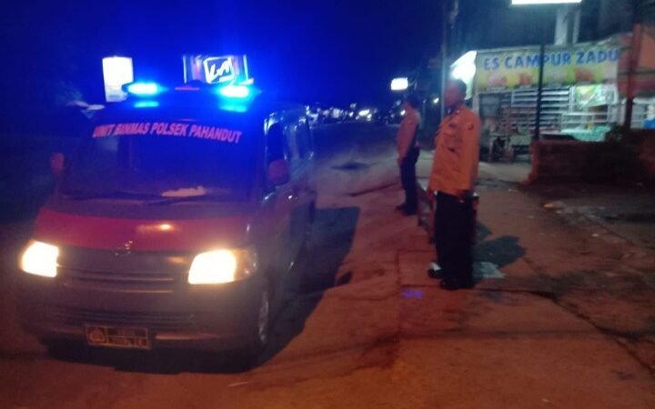 Respon Layanan 110, Polsek Pahandut Bubarkan Aksi Balap Liar di Jalan Murjani