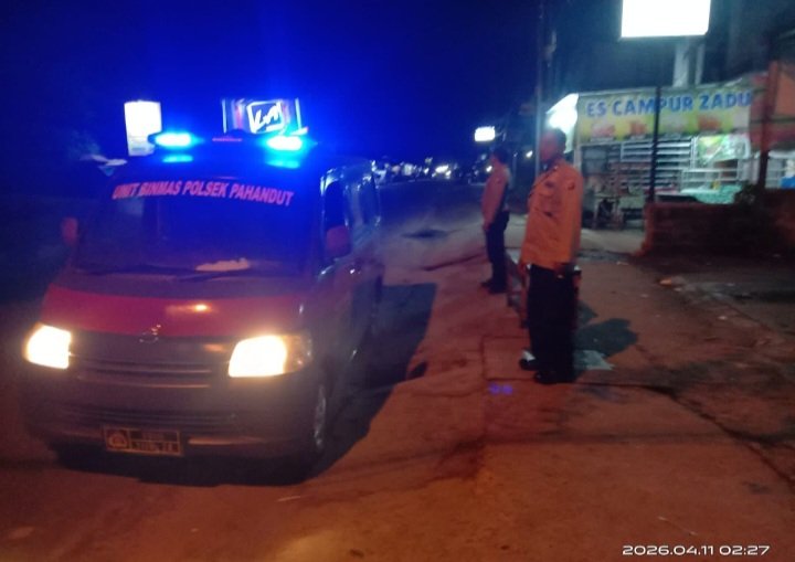 Respon Layanan 110, Polsek Pahandut Bubarkan Aksi Balap Liar di Jalan Murjani