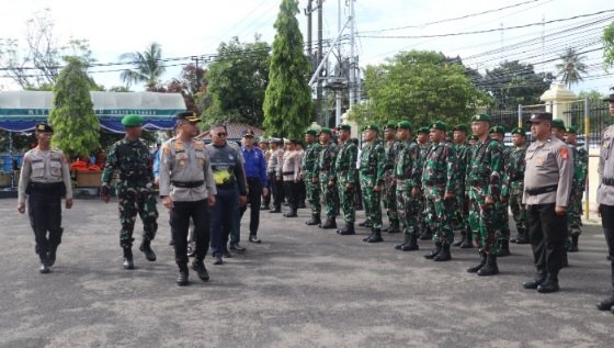 Wakapolresta Palangka Raya Pimpin Apel Kesiapan Tanggap Bencana Karhutla & Fenomena El Nino
