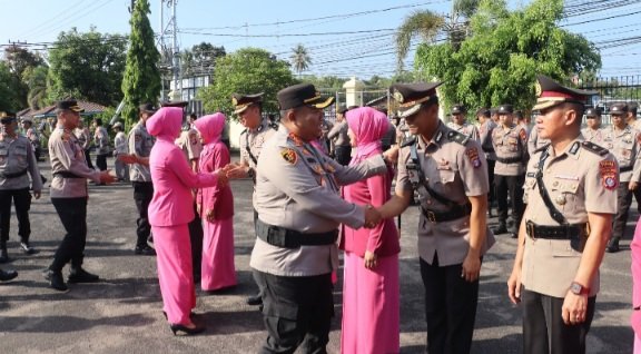 Sertijab dan Pelantikan Pejabat Polresta Palangka Raya, Perkuat Kinerja dan Profesionalisme