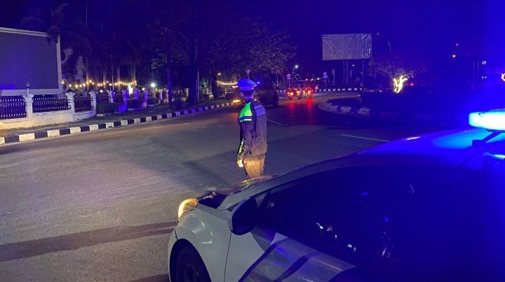 Satlantas Polresta Palangka Raya Giatkan Patroli, Antisipasi Kejahatan Jalanan dan Balap Liar